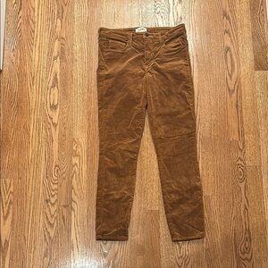 NWOT L’AGENCE SZ 27 Brown Corduroy Pants